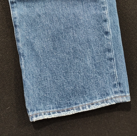 Madewell Women's Baggy Straight Classic Blue Denim Jeans, Size 28 - Picture 2 of 14